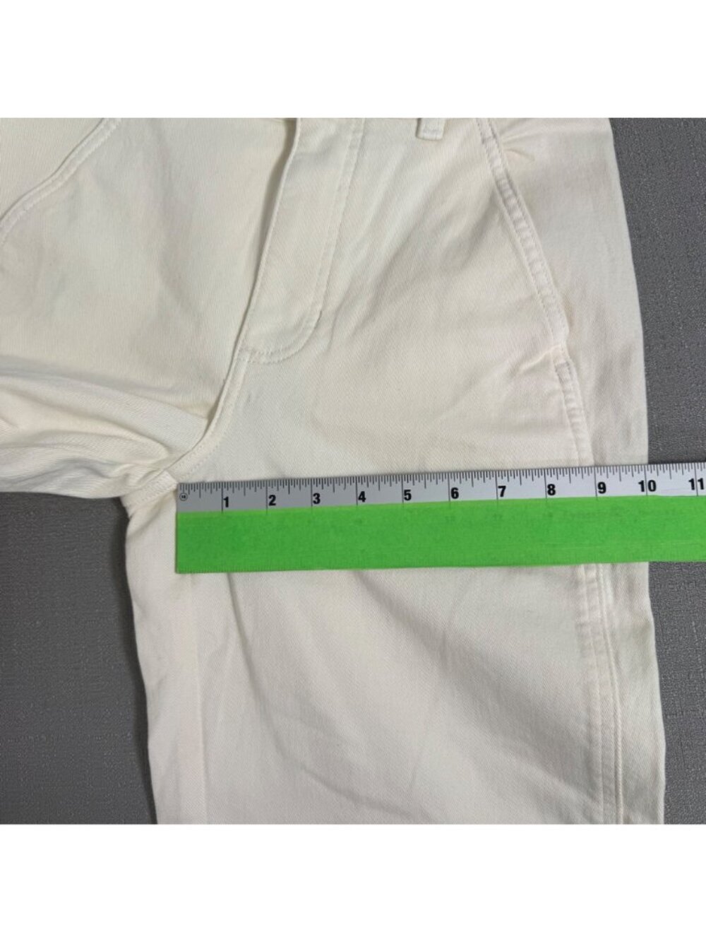 Everlane Women's Bone Organic Cotton Barrel Utility Pants Size 00 Ankle Relaxed - Picture 10 of 16